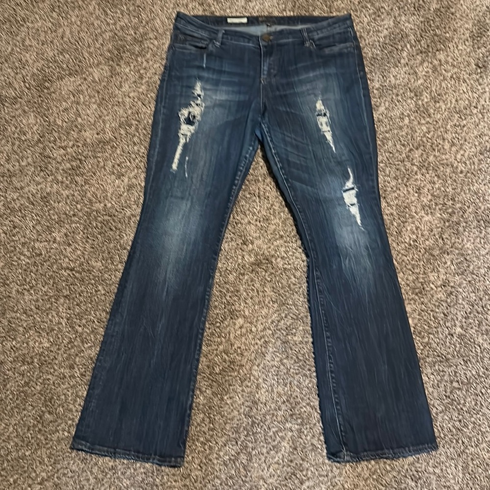 Kut from the kloth seam reinforced jeans